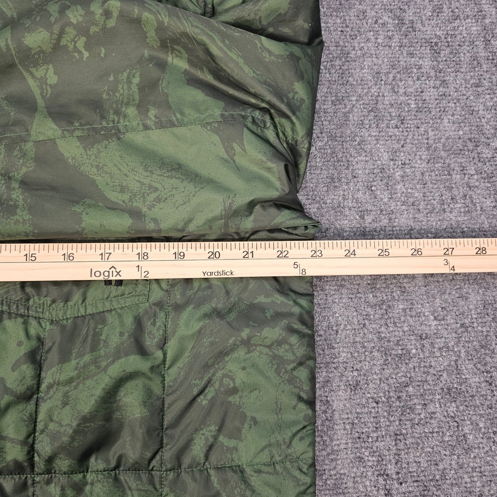 Armada Quilted Camo Button Down Shirt Jacket Men's Large Green Insulated - Picture 5 of 11